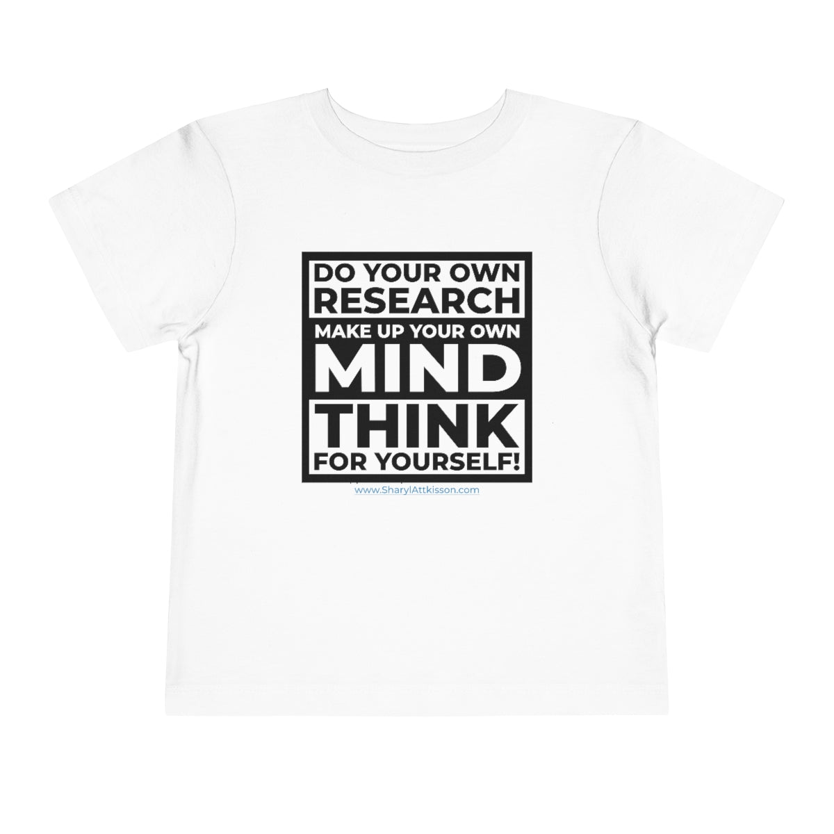 'Think for Yourself' Toddler T-shirt (8 colors)