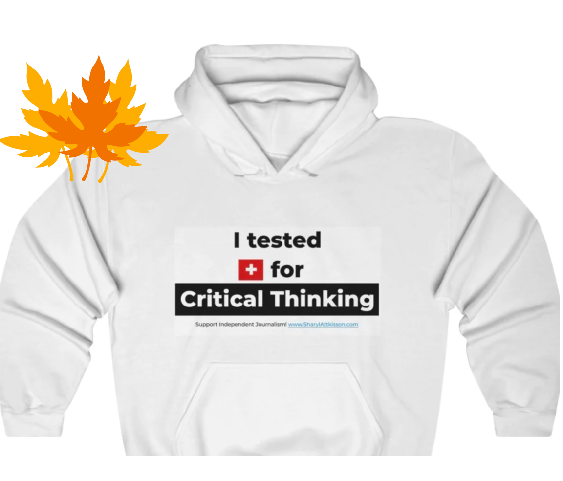 'I Tested Positive for Critical Thinking' Unisex Hooded Sweatshirt (8 colors)