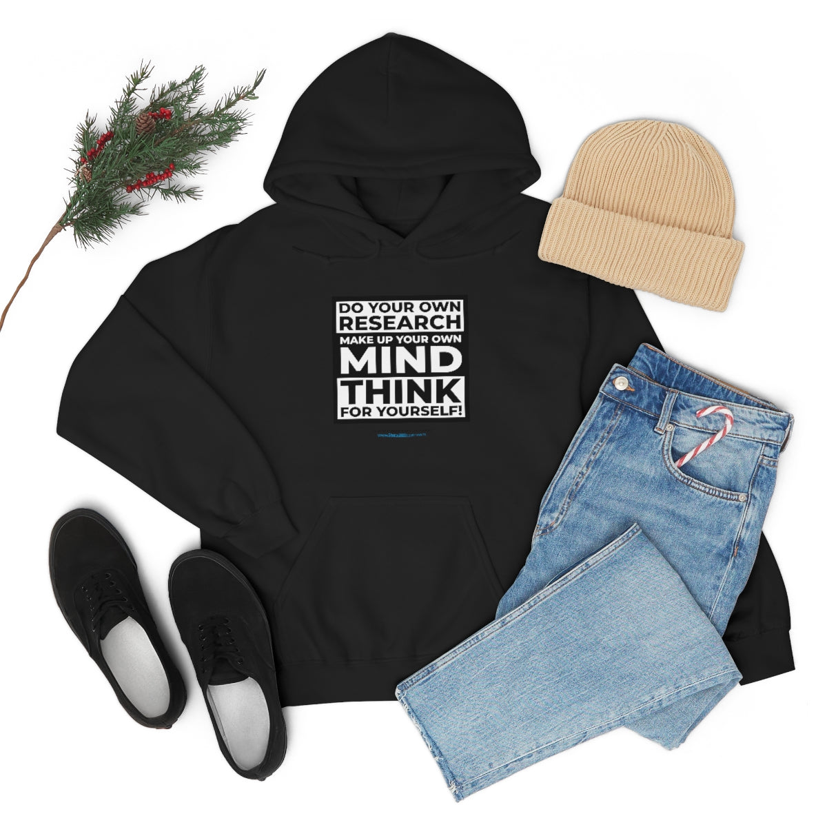 'Think for Yourself' Hooded Sweatshirt (8 colors)