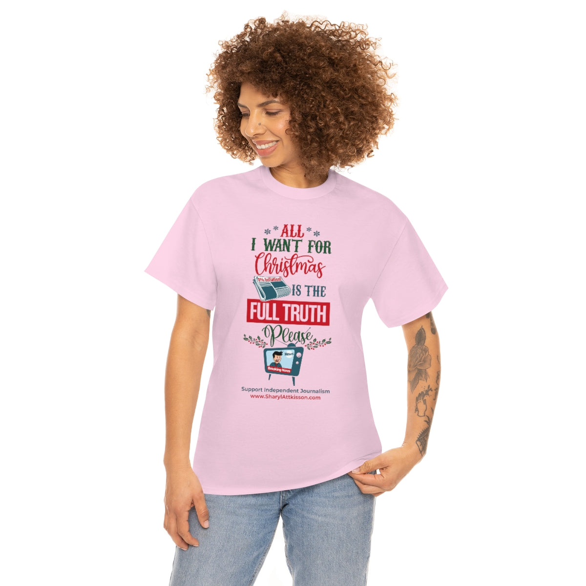 'All I Want for Christmas is the Full Truth, Please" T-Shirt (8 colors)