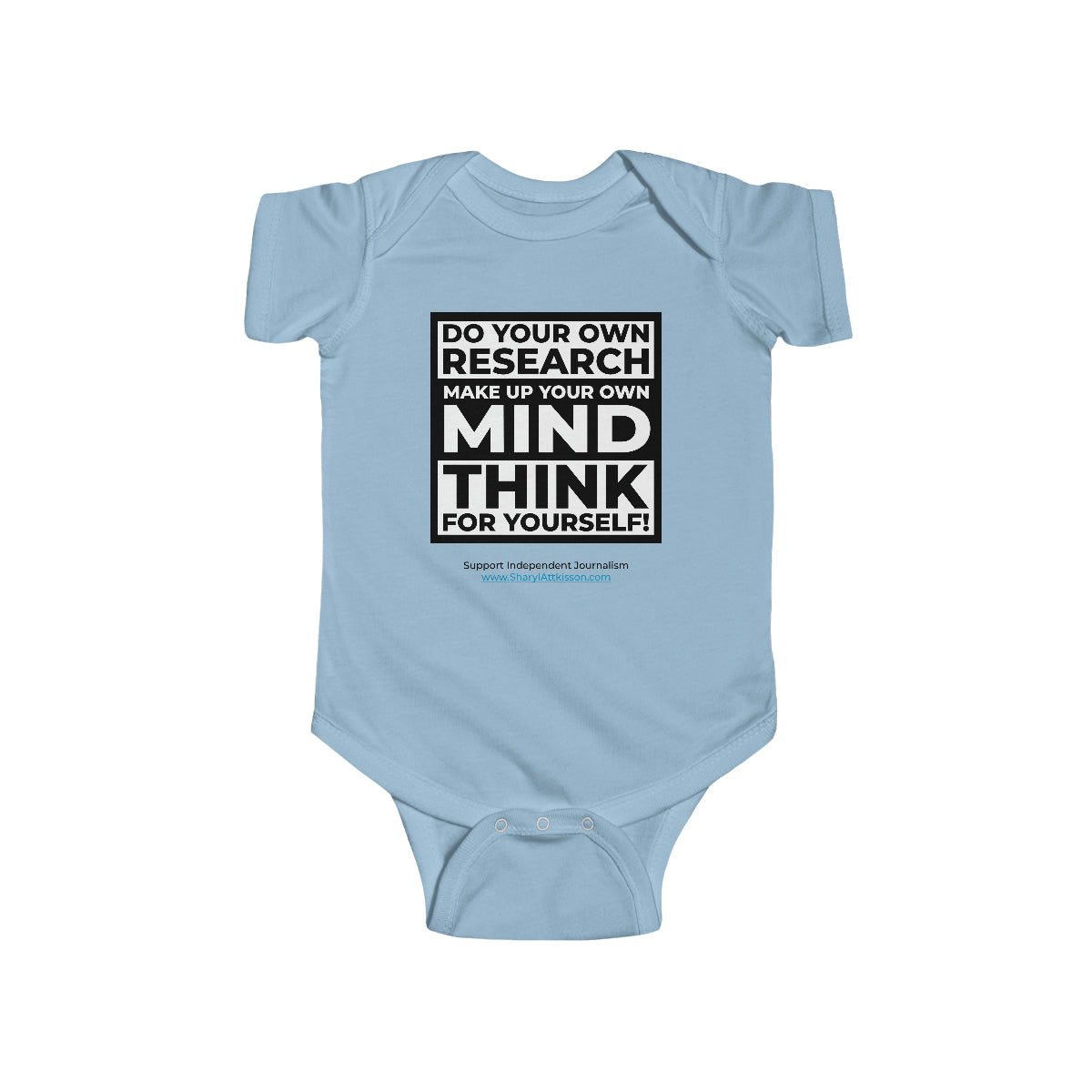 'Think for Yourself' Baby Onesie (7 Colors)