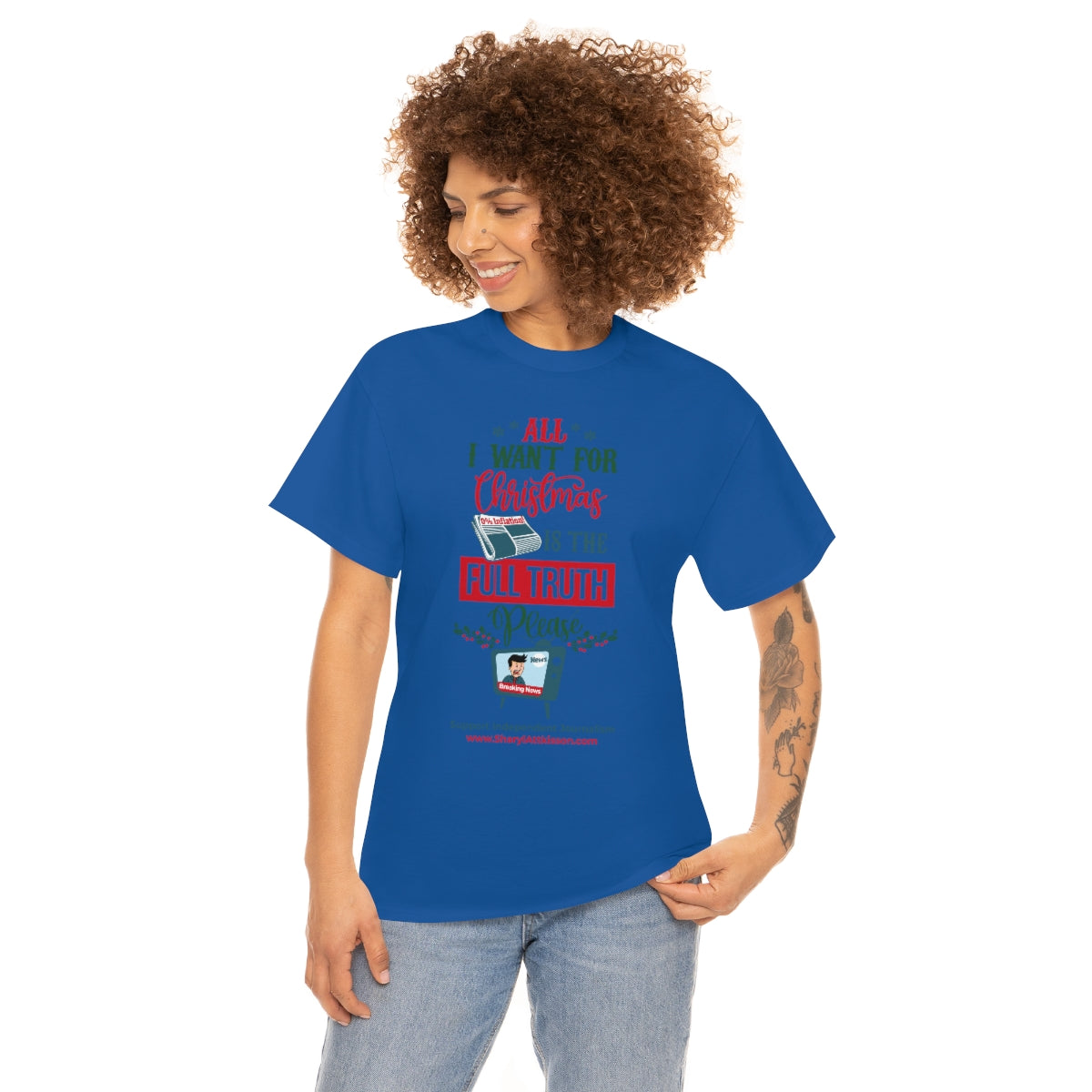 'All I Want for Christmas is the Full Truth, Please" T-Shirt (8 colors)