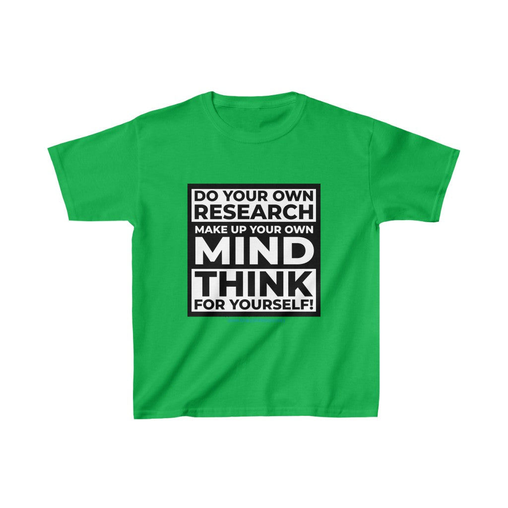 "Think for Yourself" Kids' T-Shirt (8 colors)