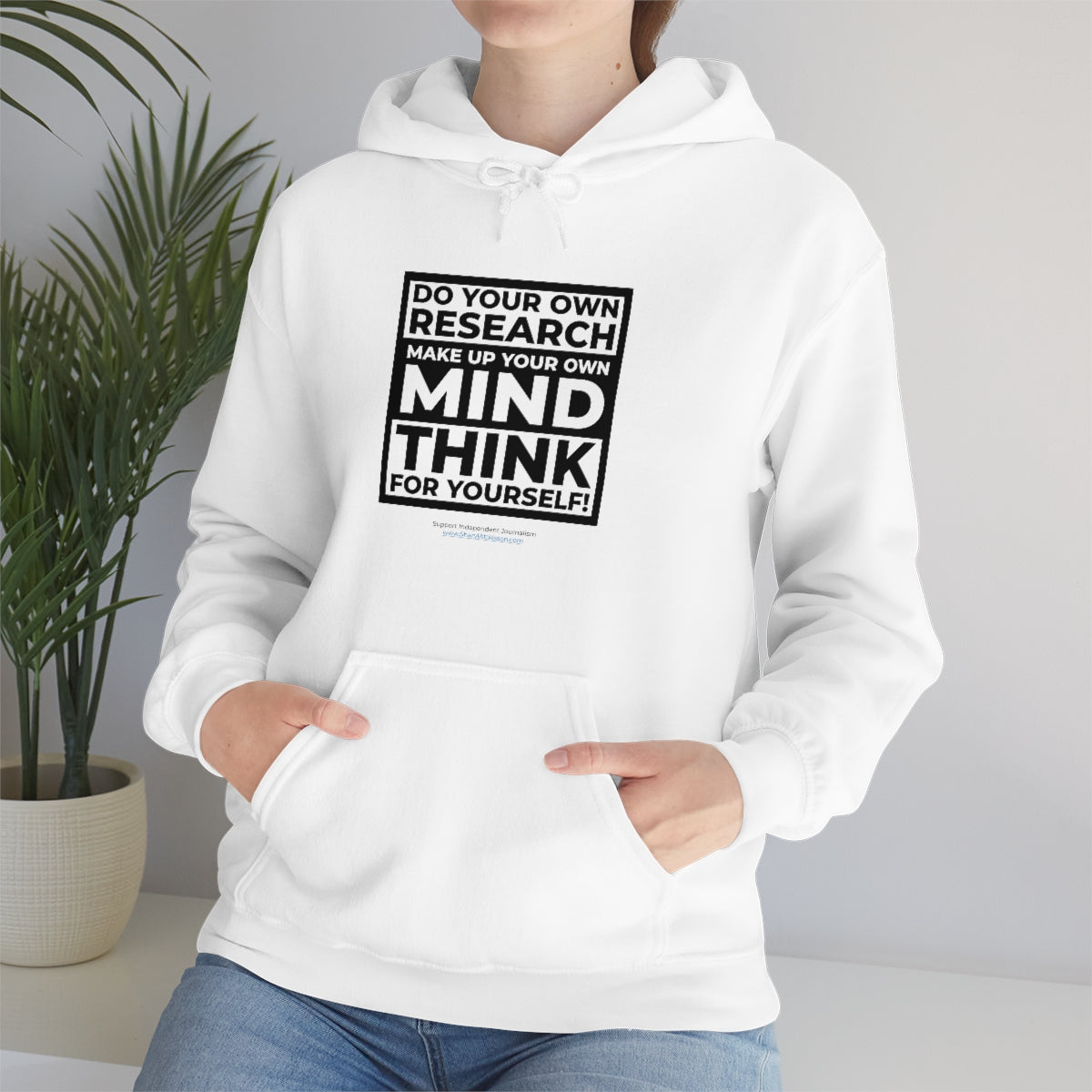 'Think for Yourself' Hooded Sweatshirt (8 colors)