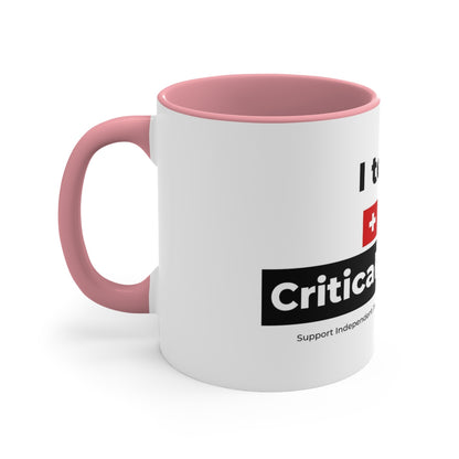 'I Tested Positive for Critical Thinking' Color Mug (5 Colors)